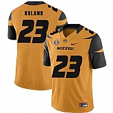 Missouri Tigers 23 Johnny Roland Gold Nike College Football Jersey Dzhi,baseball caps,new era cap wholesale,wholesale hats